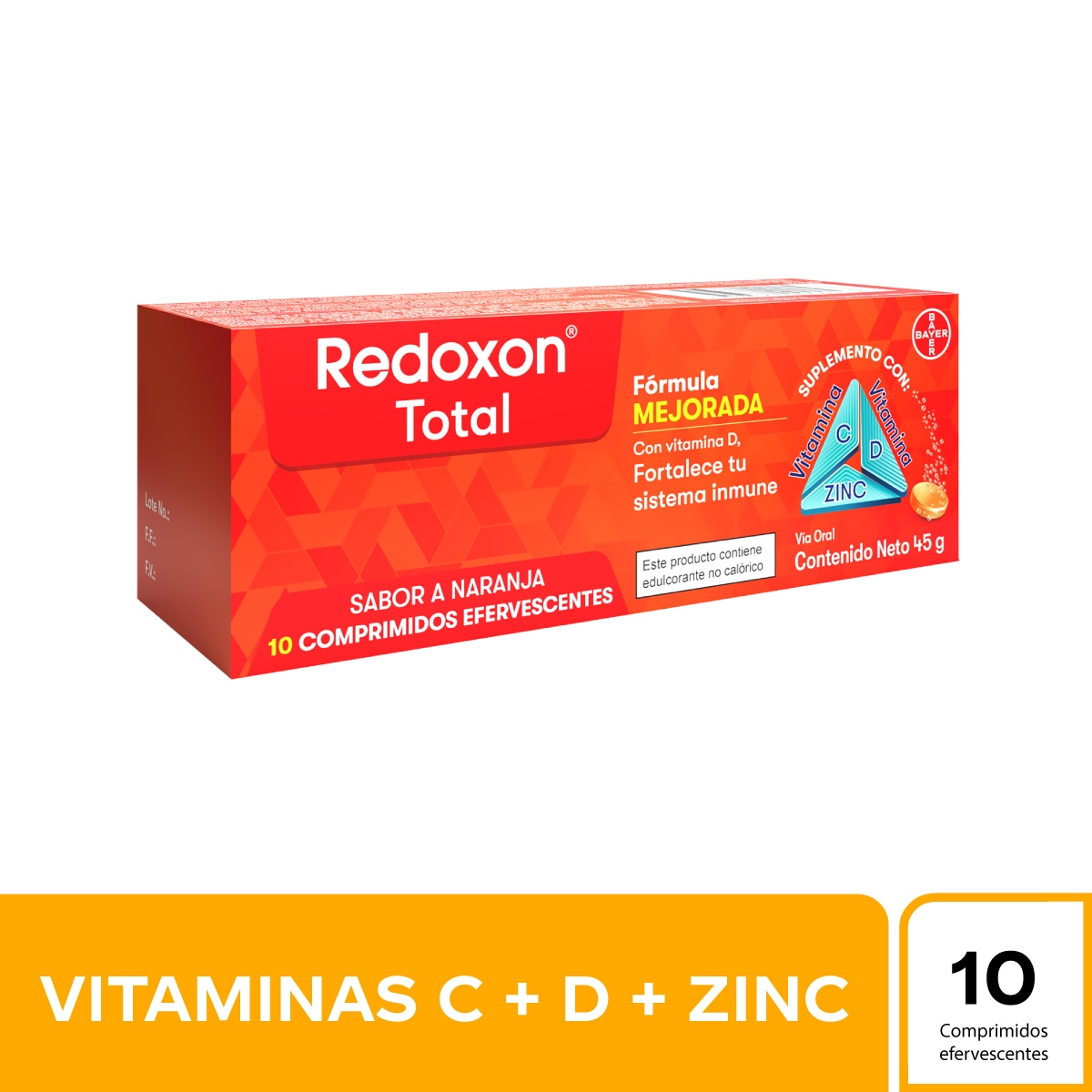 Redoxon Total 10 Lateral Izquierda